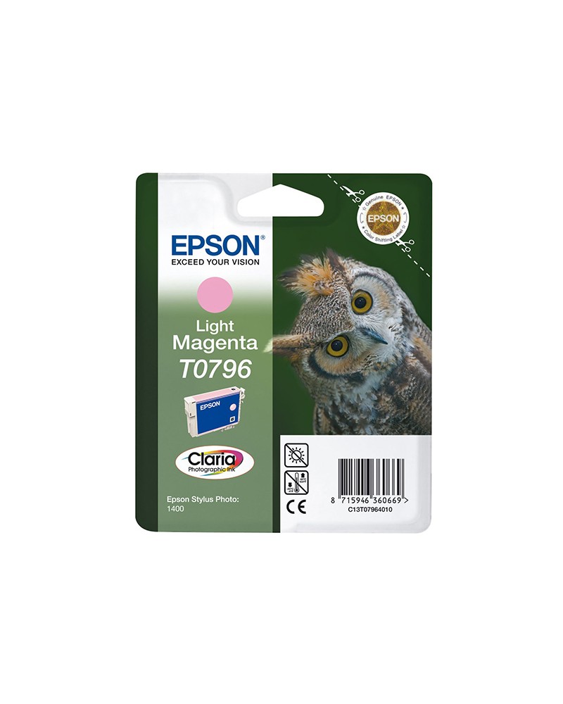 Epson Κασέτα Μελάνης T0796 Ανοιχτό Ματζέντα by DoctorPrint