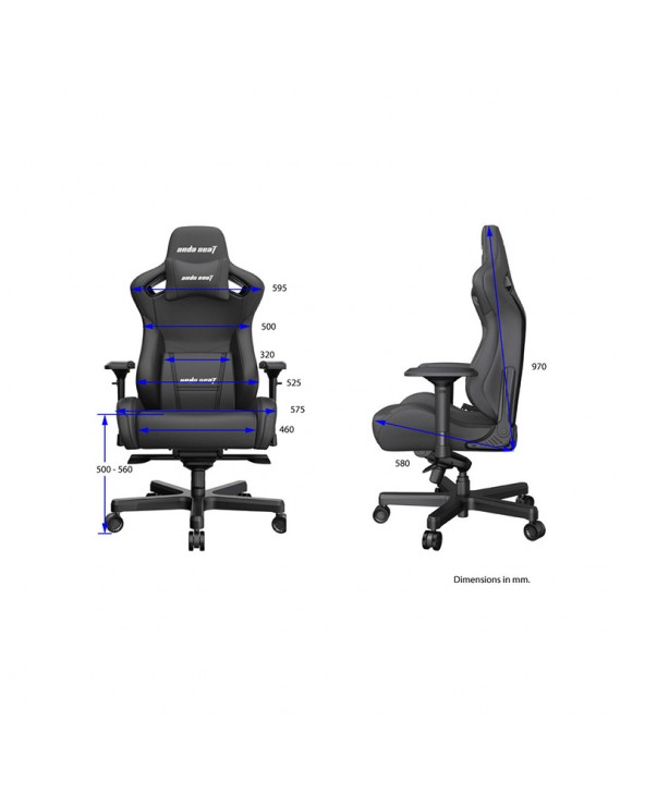 Gaming Chair Anda Seat AD12XL KAISER - II Black