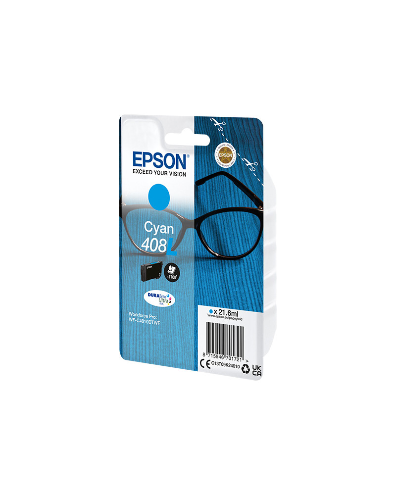 Epson Κασέτα Μελάνης Singlepack Cyan 408L DURABrite Ultra Ink by Doctor Print