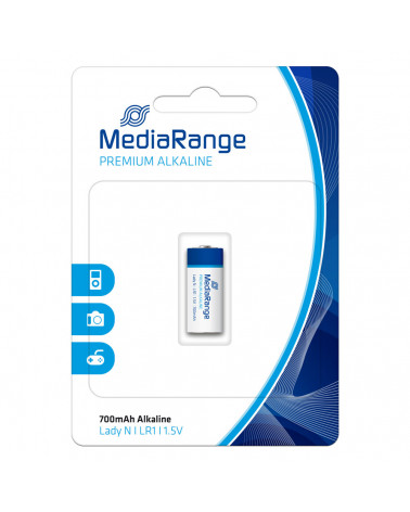 Αλκαλική Μπαταρία MediaRange Premium N 1.5V (LR1) (MRBAT116)