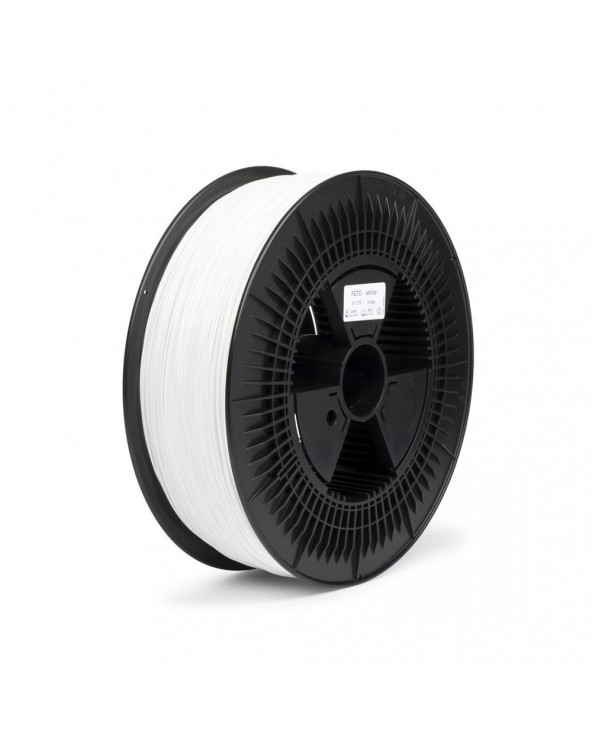 REAL PETG 3D Printer Filament - White - spool of 5Kg - 2.85mm (REFPETGSWHITE5000MM285)