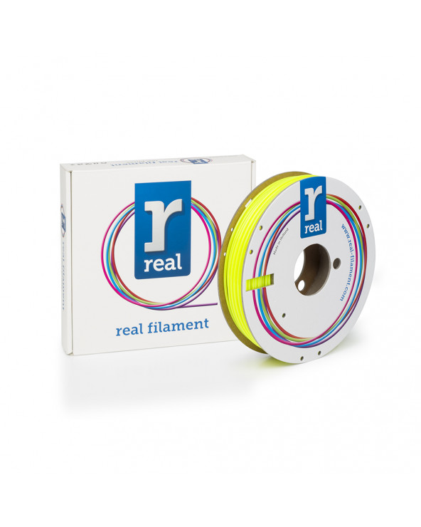 REAL PETG 3D Printer Filament - Translucent Yellow - spool of 0.5Kg - 2.85mm (REFPETGTYELLOW500MM285)