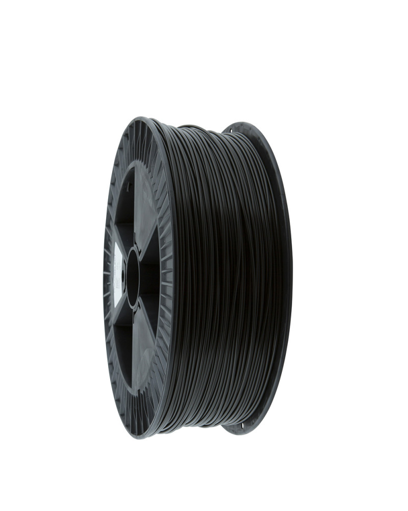 REAL PLA 3D Printer Filament - Black - spool of 3Kg – 1.75mm (REFPLABLACK3KG)