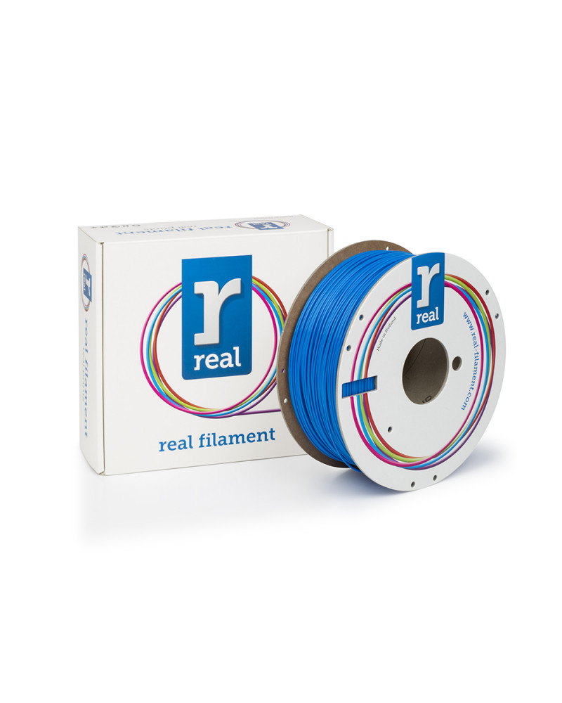 REAL PLA 3D Printer Filament - Blue - spool of 1Kg - 1.75mm (REFPLABLUE1000MM175)