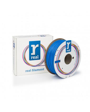 REAL PLA 3D Printer Filament - Blue - spool of 1Kg - 1.75mm (REFPLABLUE1000MM175)