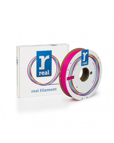 REAL PLA 3D Printer Filament - Fluorescent Pink - spool of 0.5Kg - 1.75mm (REFPLAFPINK500MM175)