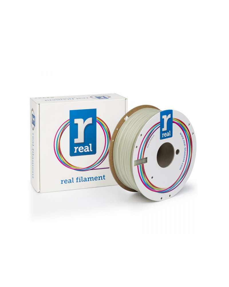 REAL PLA Glow 3D Printer Filament - Neutral - spool of 1Kg - 1,75mm (REFPLAGLOW1000MM175)