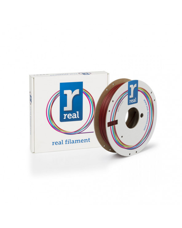 REAL PLA Matte 3D Printer Filament - Dark Red - spool of 0.5Kg - 1.75mm (REFPLAMATTERED500MM175)