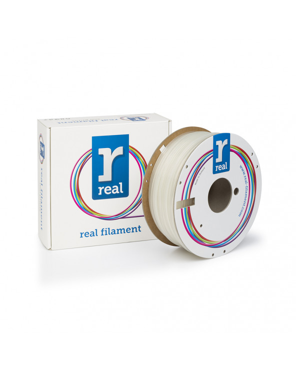 REAL PLA 3D Printer Filament - Neutral/uncolored - spool of 1Kg - 2.85mm (REFPLANATURAL1000MM3)