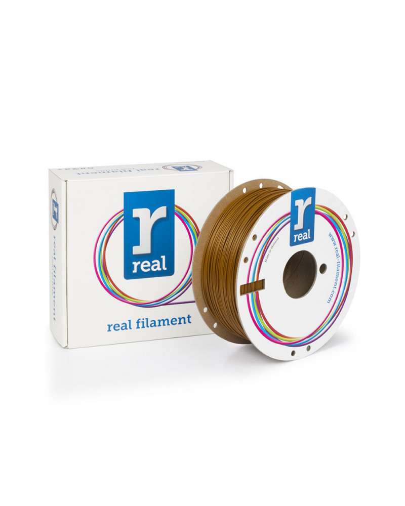 REAL PLA Recycled 3D Printer Filament - Orange - spool of 1Kg - 1.75mm (REFPLARORANGE1000MM175)