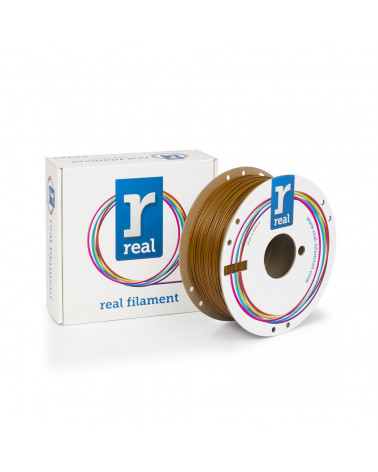 REAL PLA Recycled 3D Printer Filament - Orange - spool of 1Kg - 1.75mm (REFPLARORANGE1000MM175)