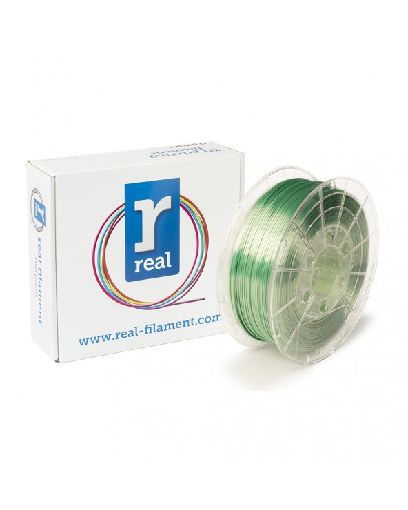 REAL PLA 3D Printer Filament - Satin Spring - spool of 0.75Kg - 1.75mm (REFPLASATINSPRING750MM175)