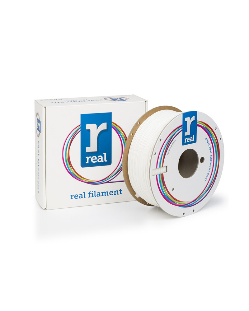 REAL PLA 3D Printer Filament - White - spool of 1Kg - 1.75mm (REFPLAWHITE1000MM175)