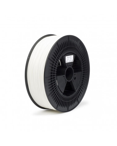 REAL PLA 3D Printer Filament - White - spool of 5Kg - 1.75mm (REFPLAWHITE5000MM175)