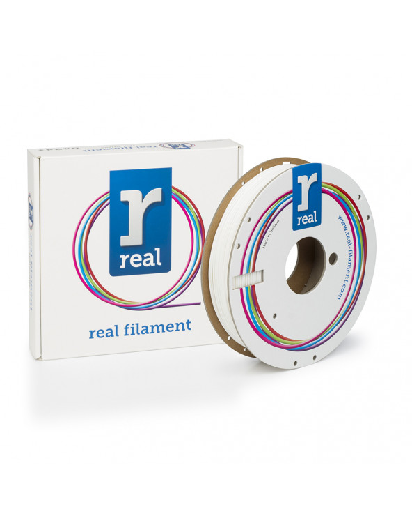 REAL PLA 3D Printer Filament - White - spool of 0.5Kg - 1.75mm (REFPLAWHITE500MM175)