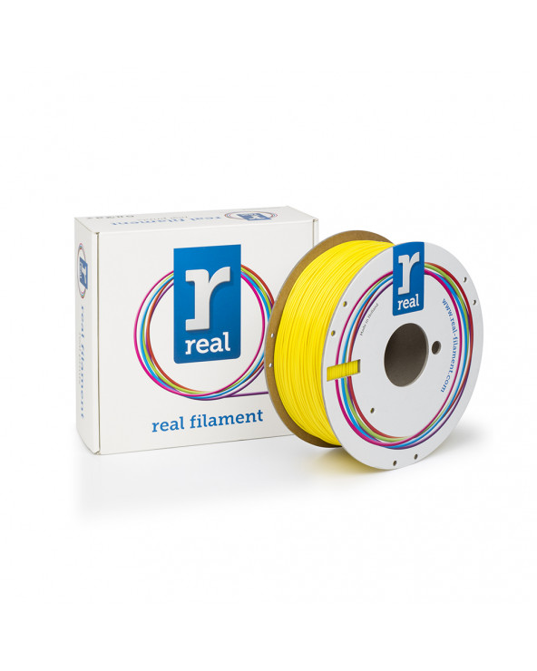 REAL PLA 3D Printer Filament - Yellow - spool of 1Kg - 1.75mm (REFPLAYELLOW1000MM175)