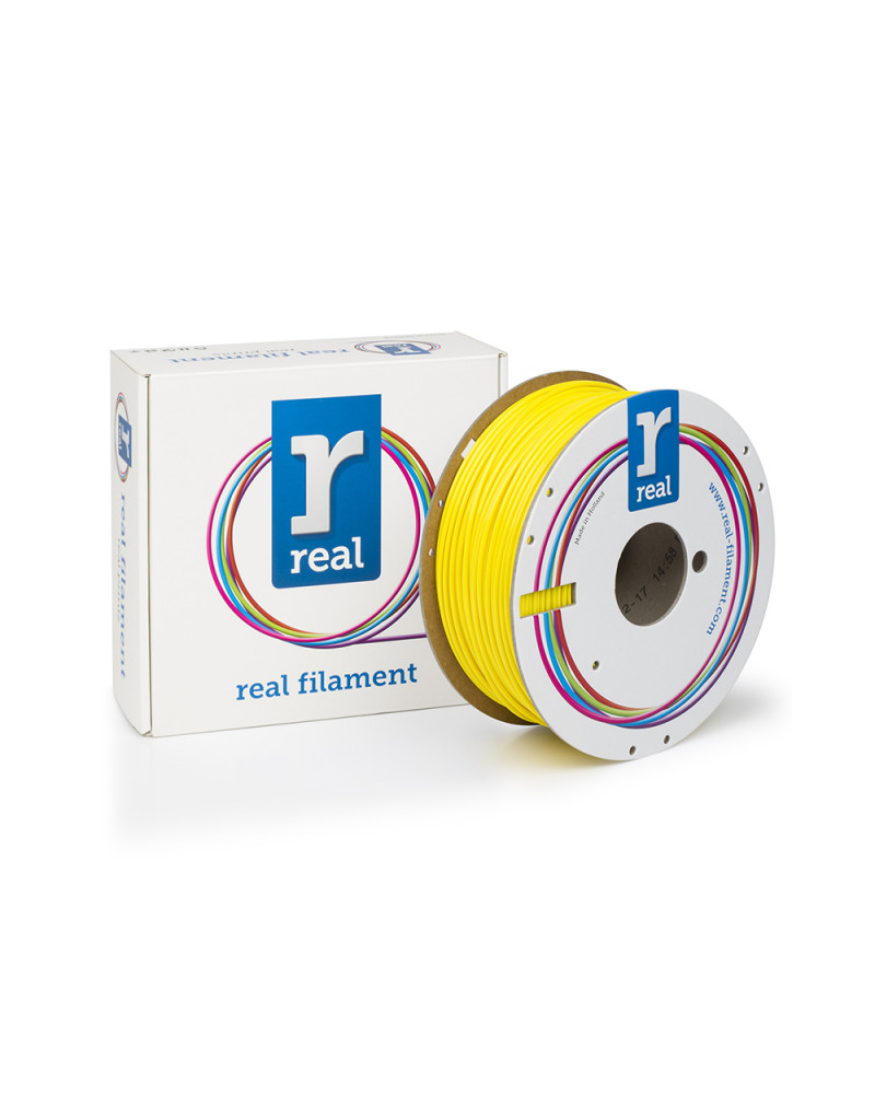 REAL PLA 3D Printer Filament - Yellow - spool of 1Kg - 2.85mm (REFPLAYELLOW1000MM3)