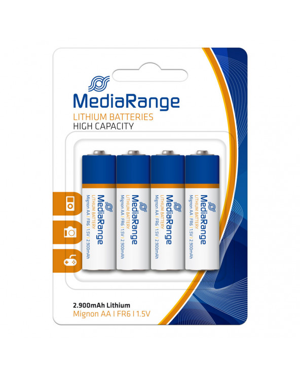 Μπαταρία Λιθίου MediaRange AA 1.5V (FR6) (4 Pack) (MRBAT154)