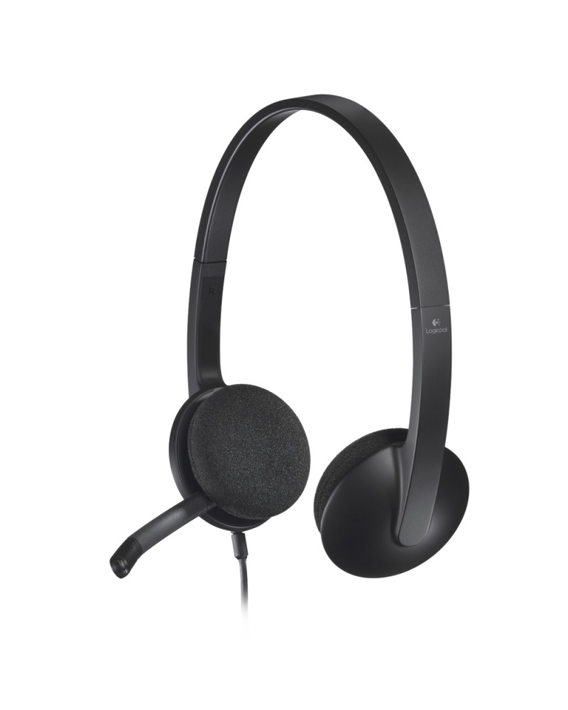 Logitech H340 Headset (Black, Wired) (LOGH340)