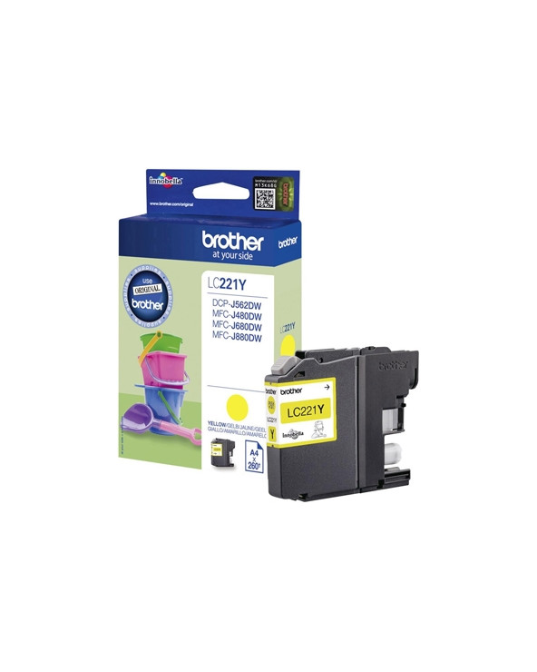 Brother Μελάνι Inkjet LC-221 Yellow (LC-221Y) (BRO-LC-221Y)