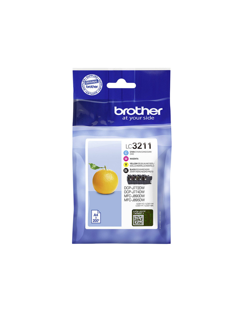 Brother Μελάνι Inkjet LC-3211VP Multipack (LC-3211VP) (BRO-LC-3211VP)