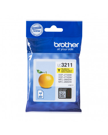 Brother Μελάνι Inkjet LC-3211Y Yellow (LC-3211Y) (BRO-LC-3211Y)