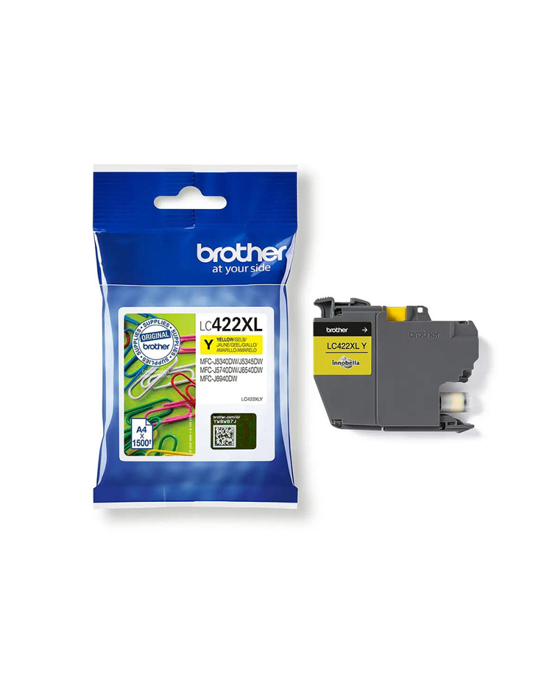 Brother Μελάνι Inkjet LC Yellow Cartridge (LC422XLY) (BROLC422XLY)