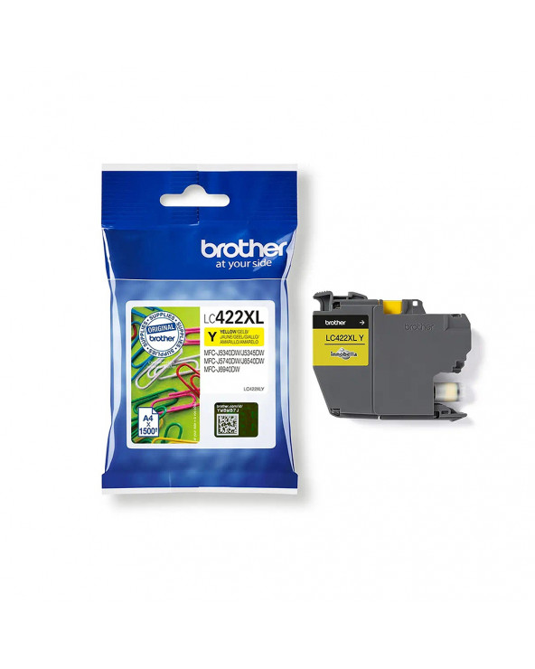 Brother Μελάνι Inkjet LC Yellow Cartridge (LC422Y) (BROLC422Y)