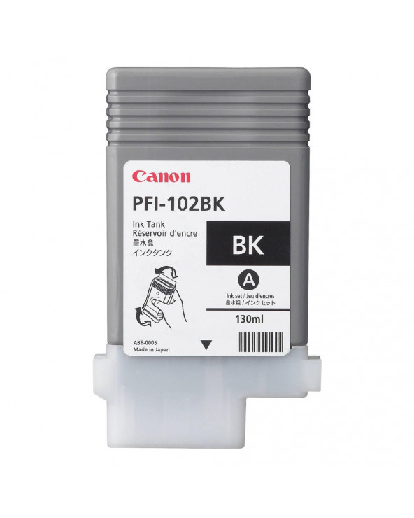 Canon Μελάνι Inkjet PFI-102BK Black (0895B001) (CANLF-102BK)