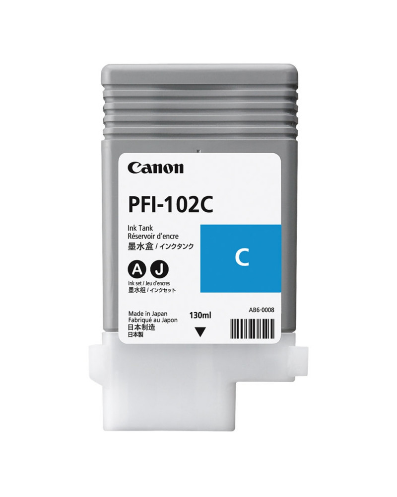 Canon Μελάνι Inkjet PFI-102C Cyan (0896B001) (CANLF-102C)