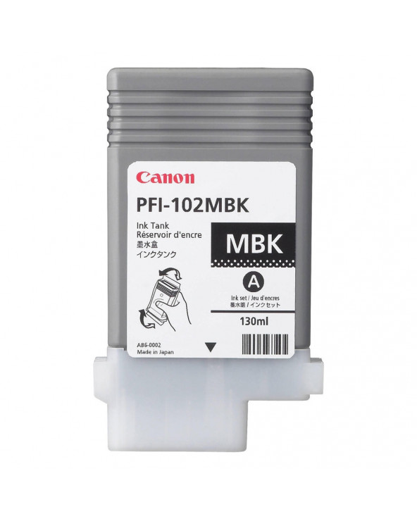 Canon Μελάνι Inkjet PFI-102MBK Matte Black (0894B001) (CANLF-102MB)