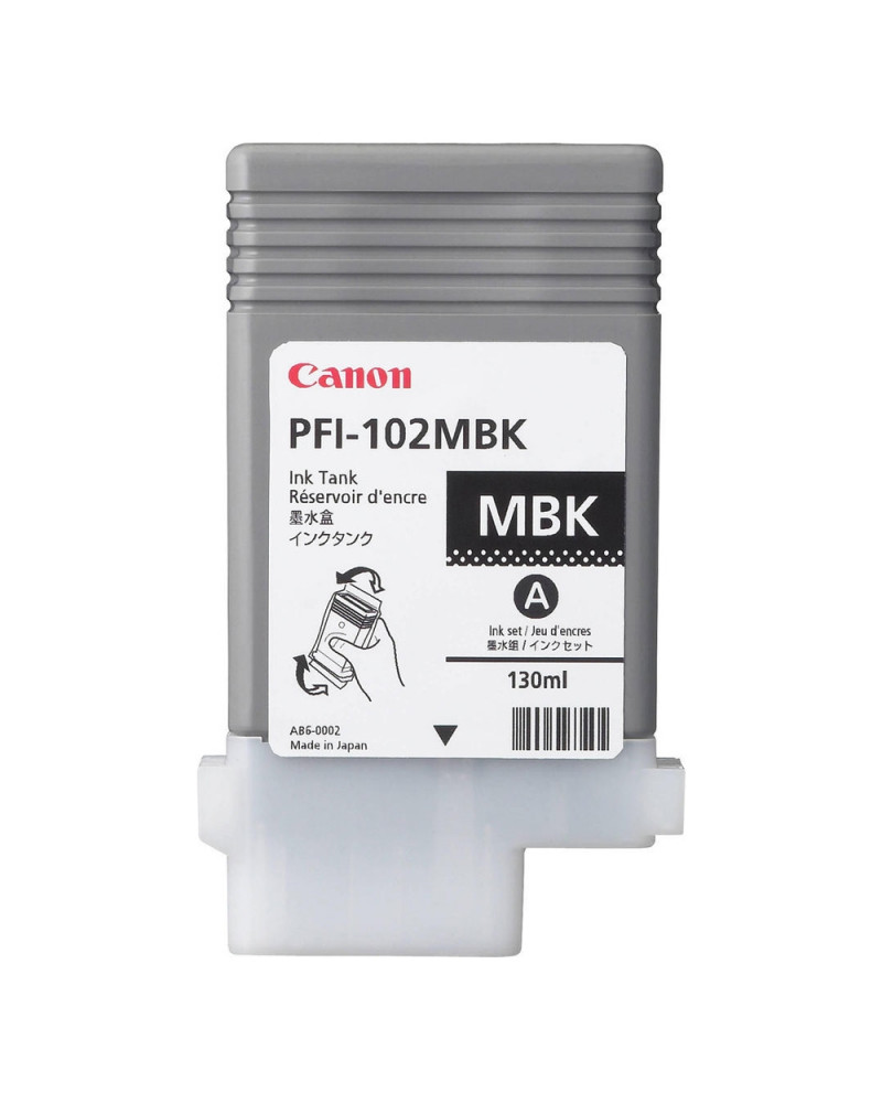 Canon Μελάνι Inkjet PFI-102MBK Matte Black (0894B001) (CANLF-102MB)