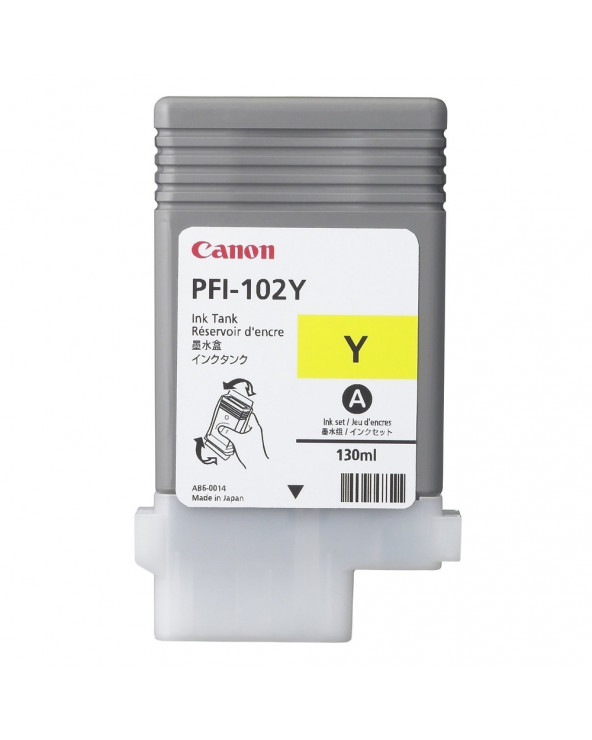 Canon Μελάνι Inkjet PFI-102Y Yellow (0898B001) (CANLF-102Y)