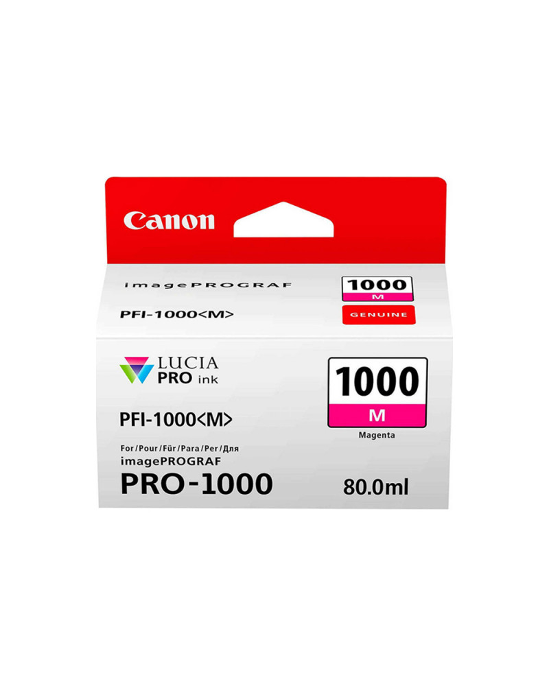 Canon Μελάνι Inkjet PFI1000M Magenta  (0548C001) (CANPFI-1000M)