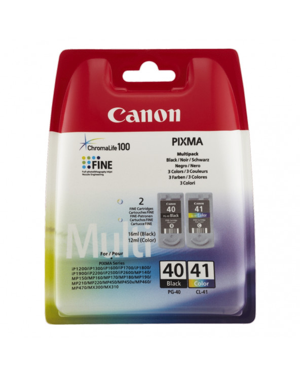 Canon Μελάνι Inkjet PG 40 & CL 41 Black & Colour (0615B043) (CANPG-40MPK)