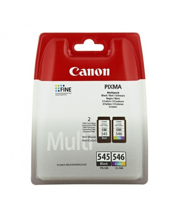 Canon Μελάνι Inkjet PG-545/CL-546 Multipack (8287B005) (CANPG-545MPK)