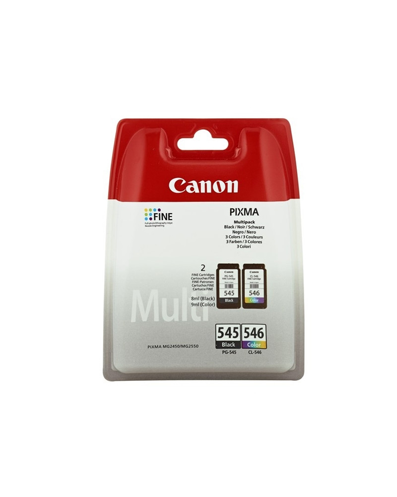 Canon Μελάνι Inkjet PG-545/CL-546 Multipack (8287B005) (CANPG-545MPK)