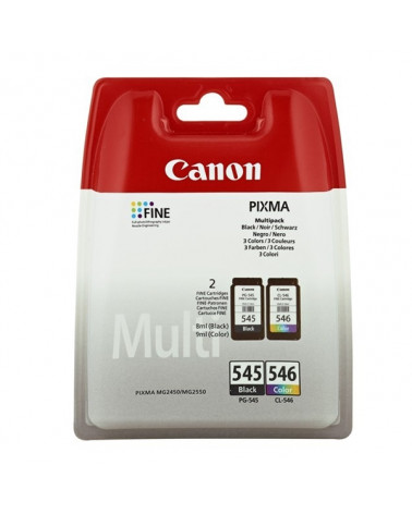 Canon Μελάνι Inkjet PG-545/CL-546 Multipack (8287B005) (CANPG-545MPK)