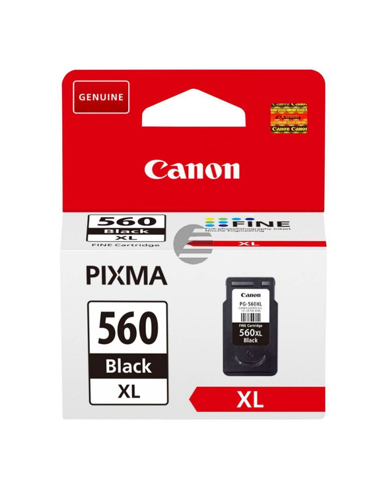 Canon Μελάνι Inkjet PG-560XL HC Black (3712C001) (CANPG-560BXL)