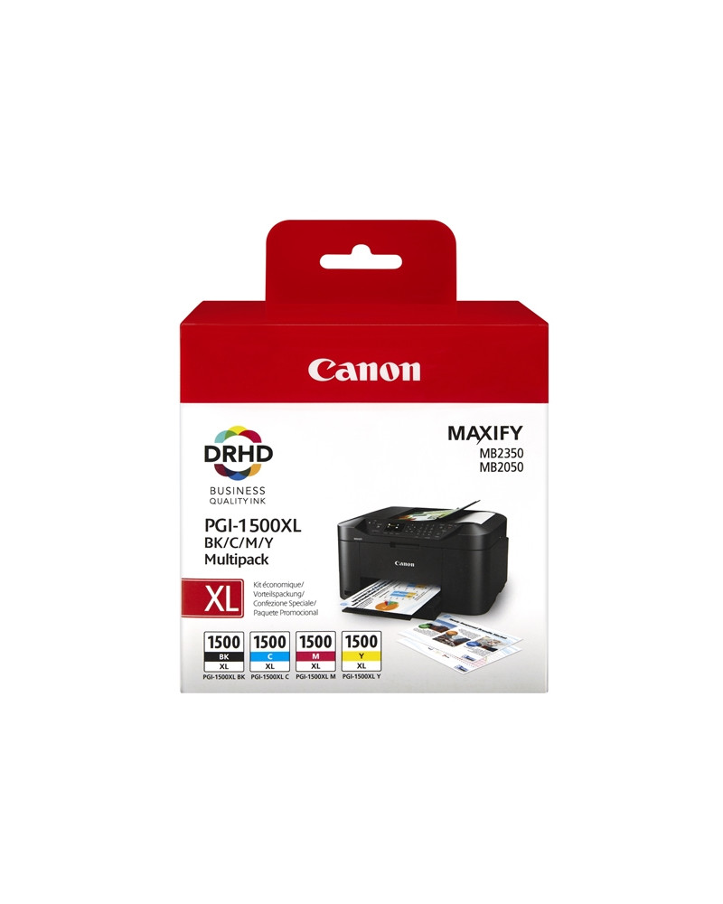 Canon Μελάνι Inkjet PGI-1500MPK XL (BK,C,M,Y) (9182B004) (CANPGI-1500MPK)