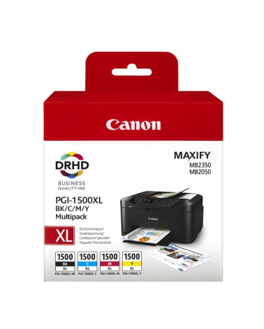 Canon Μελάνι Inkjet PGI-1500MPK XL (BK,C,M,Y) (9182B004) (CANPGI-1500MPK)