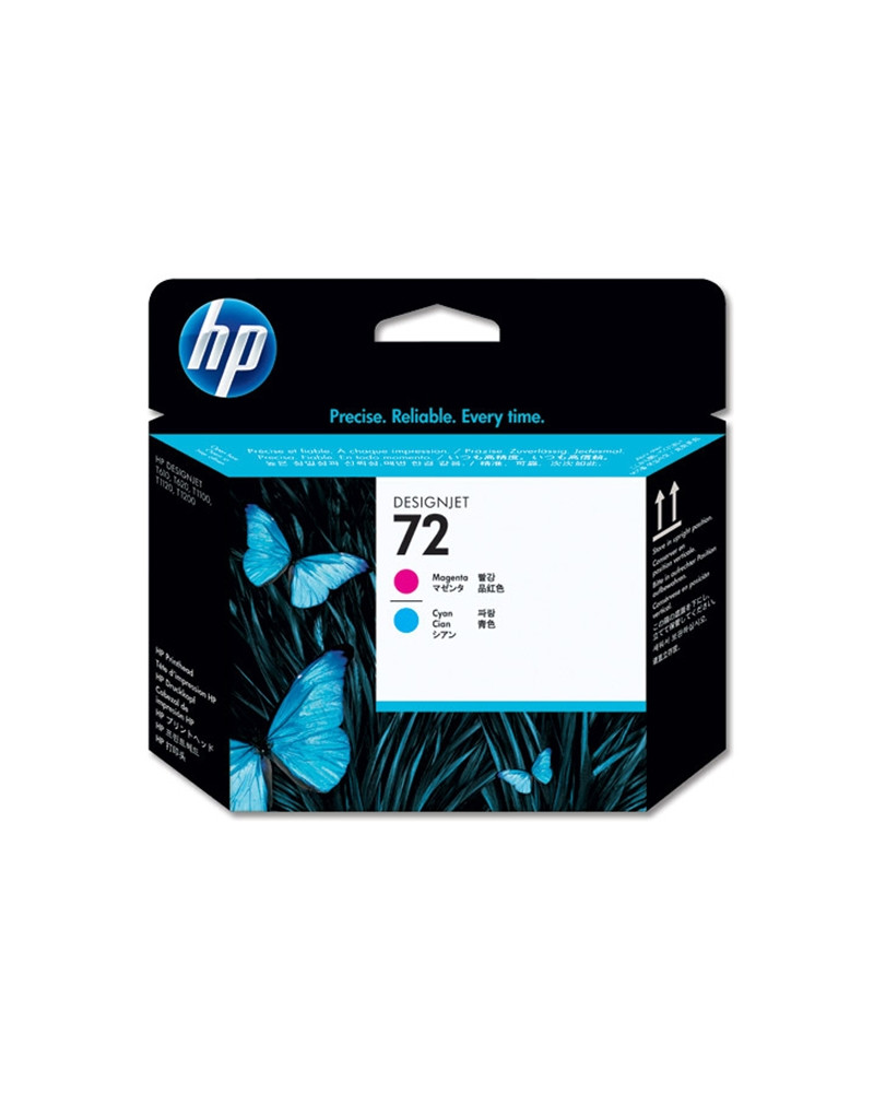 HP Κεφαλή Εκτύπωσης No.72 Magenta & Cyan (C9383A) (HPC9383A)