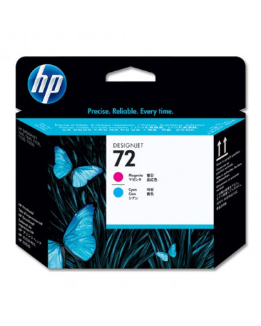 HP Κεφαλή Εκτύπωσης No.72 Magenta & Cyan (C9383A) (HPC9383A)