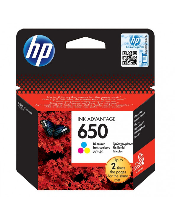 HP Μελάνι Inkjet No.650 Colour (CZ102AE) (HPCZ102AE)