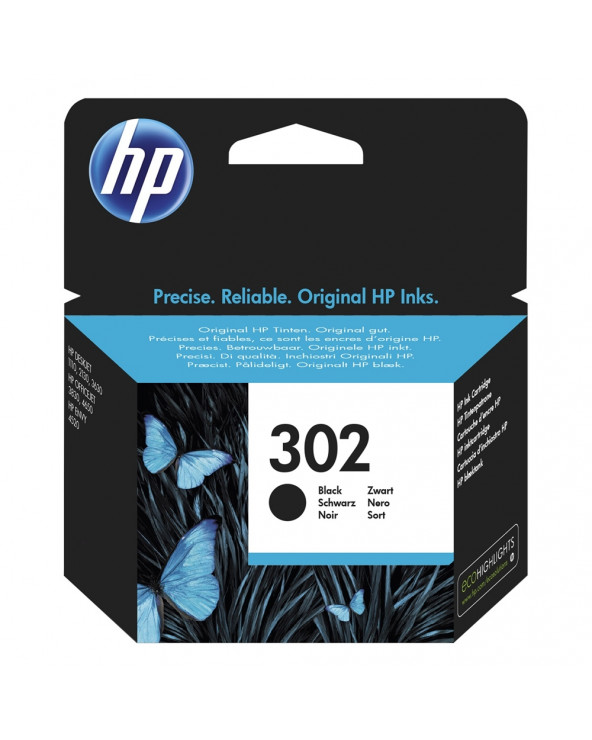 HP Μελάνι Inkjet No.302 Black (F6U66AE) (HPF6U66AE)