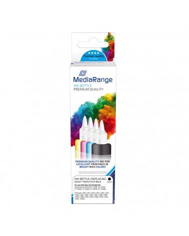 Inkjet MEDIARANGE Συμβατό για Εκτυπωτές Epson (Black) (T6641/T6721) (MRET664BK)