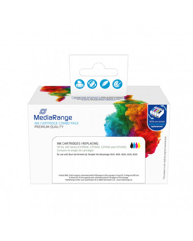 Inkjet MEDIARANGE Συμβατό για Εκτυπωτές HP (Multipack) (No.655) (MRHP655MPK)