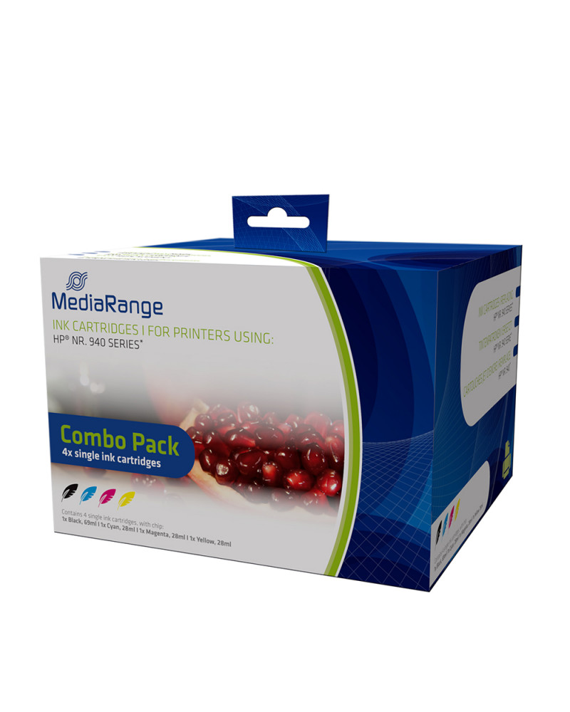 Inkjet MEDIARANGE Συμβατό για Εκτυπωτές HP (4-Colour) (No.940) (MRHP940)