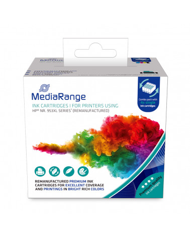 Inkjet MEDIARANGE Συμβατό για Εκτυπωτές HP (Multipack) (No.953) (MRHP953XL)