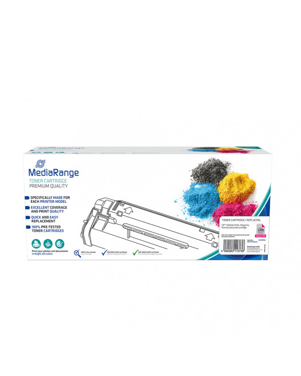 Toner MEDIARANGE Συμβατό για Εκτυπωτές HP (Magenta) (CB543A/125A) (MRHPTCB543A)